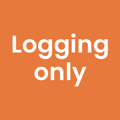 Logging Only condition.
