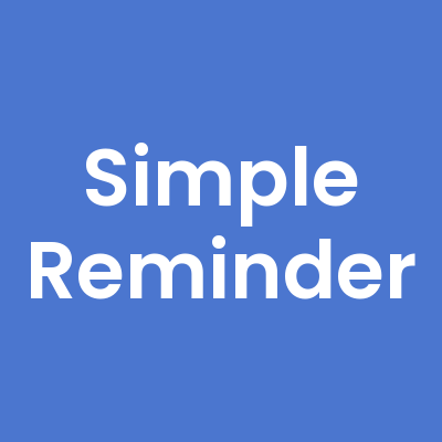 Simple Reminder condition.